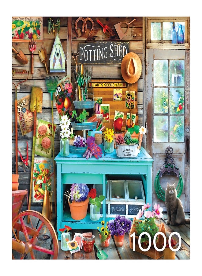 Roseart - Hobby Haven - The Potting Shed - 1000 Piece Jigsaw Puzzle for Adults - Image 4
